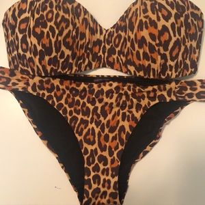 Leopard 2pc swimsuit